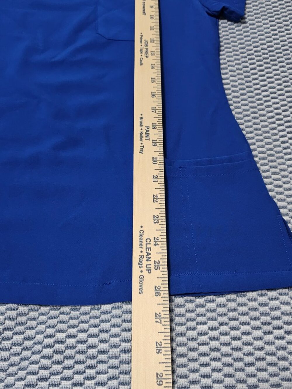 Uniforms World Women's Royal Blue Scrub Set Anti-Wrinkle - Size Medium NEW - Picture 4 of 8